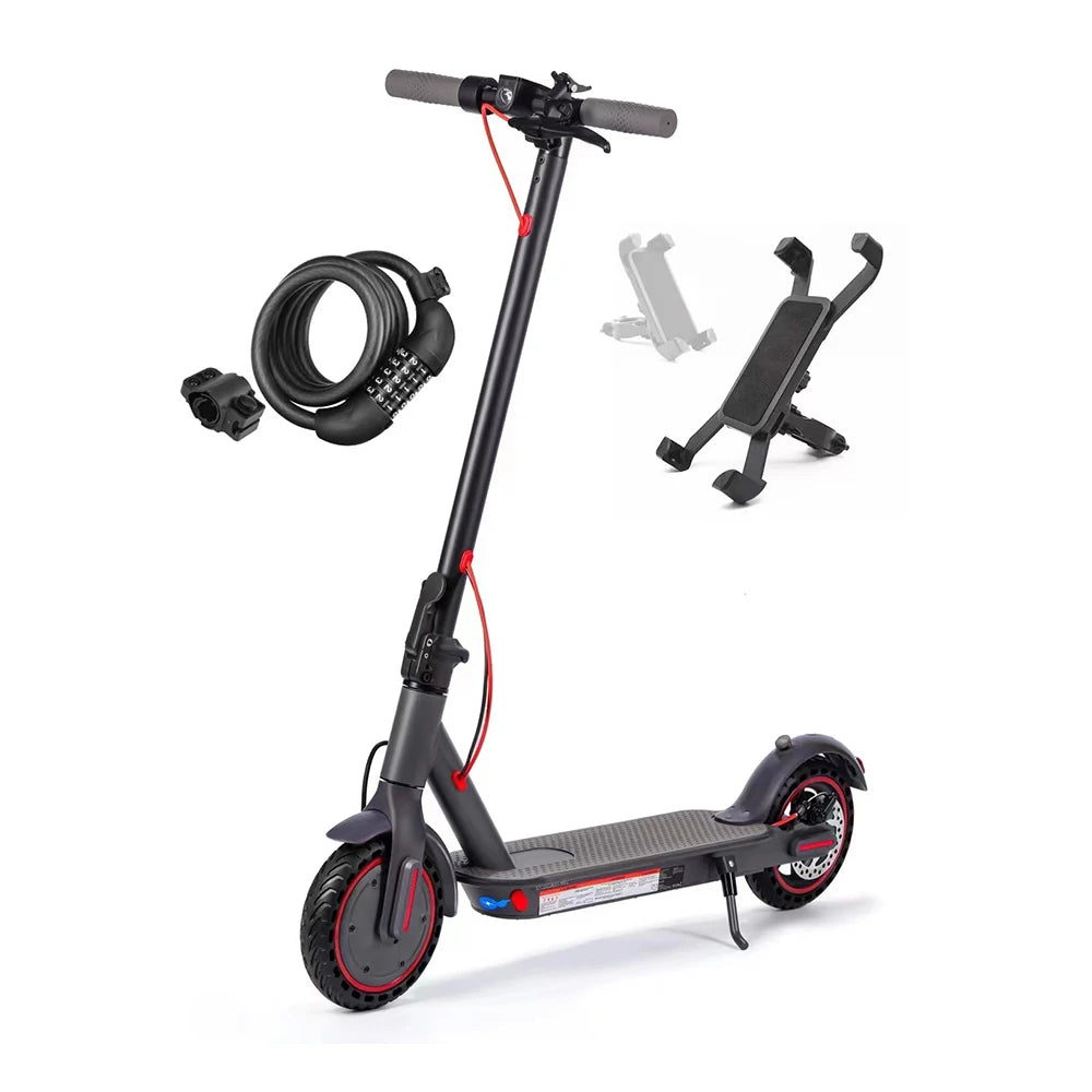 WQ-W4 Pro Electric Scooter 36V 10Ah Battery 350W Motor 8.5Inch Tires 25KM/H Top Speed 25-30KM Max Mileage Range 120KG Max Load Folding E-Scooter