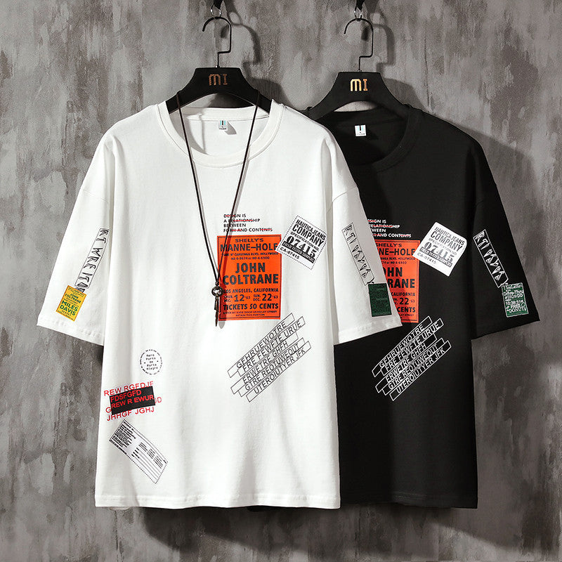 Casual round neck T-shirt