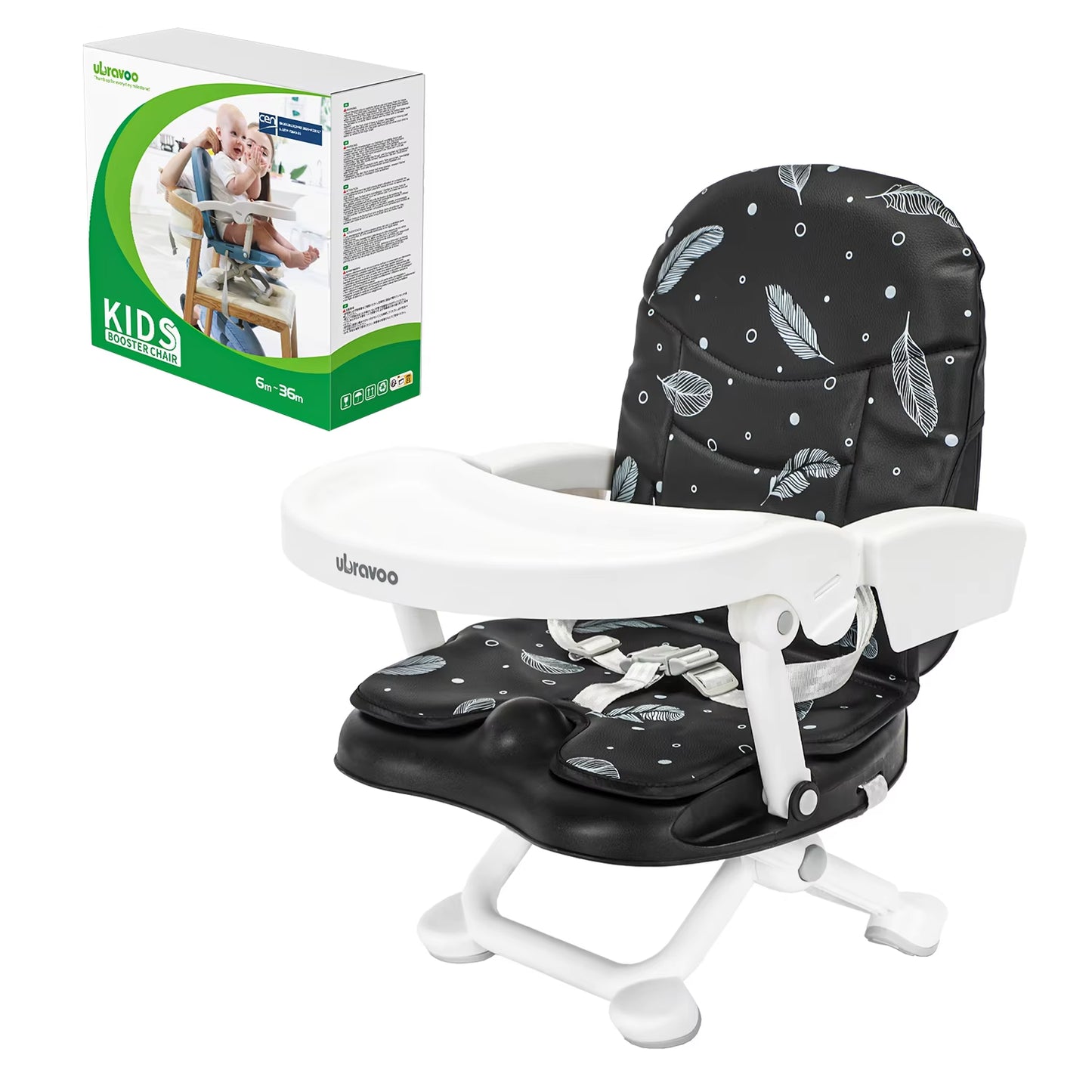 Portable High Chair for 6 Months Plus babies toddlers, Lightweight Easy Clean Folding type