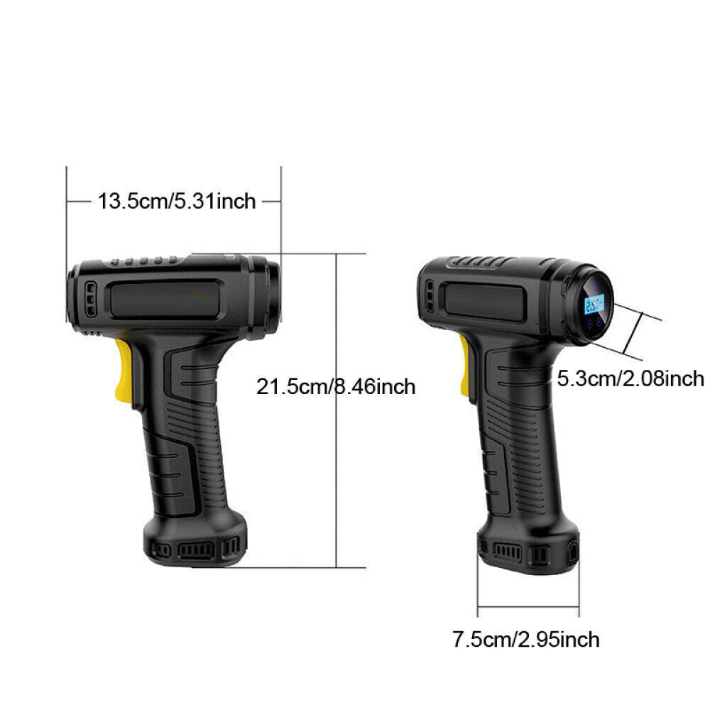 Cordless Digital USB Rechargeable Car Tyre Inflator Air Compressor Pump UK