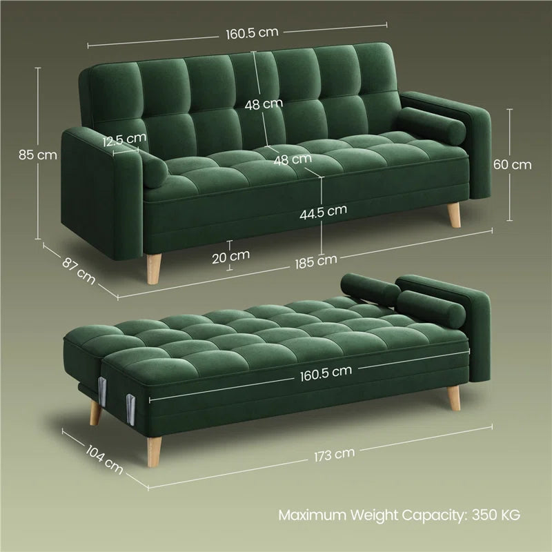 2 Seater Clic Clac Sofa Bed