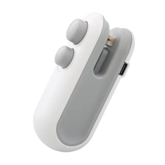 2 in 1 Food Storage Sealer USB Charging Mini Bag Sealer Portable Handheld Heat Vacuum Sealer for Food Preservation