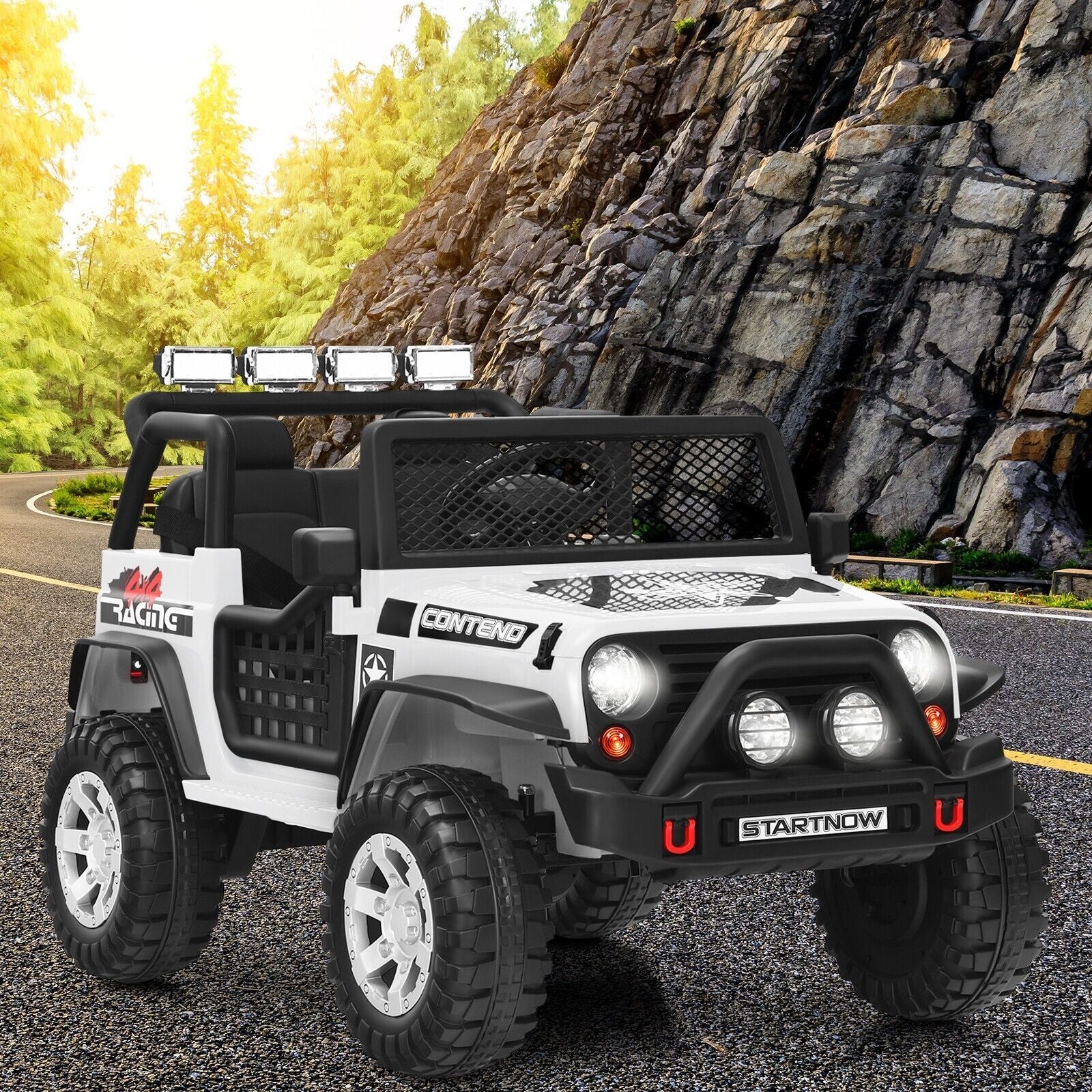 2-Seat Kids Ride on Truck with Parent Remote Control