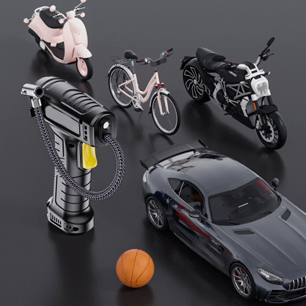 Cordless Digital USB Rechargeable Car Tyre Inflator Air Compressor Pump UK