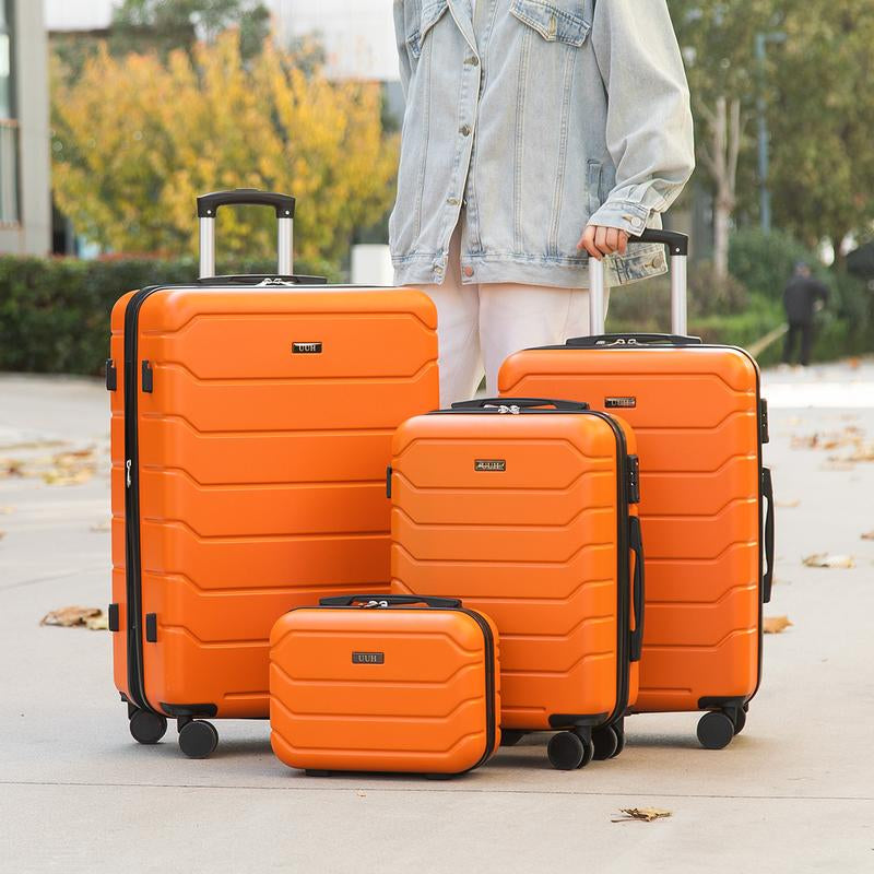 4 Pcs Luggage Set, Spinner Wheels,Tsa-Approved Lock,High Quality,Different Sizes and Types