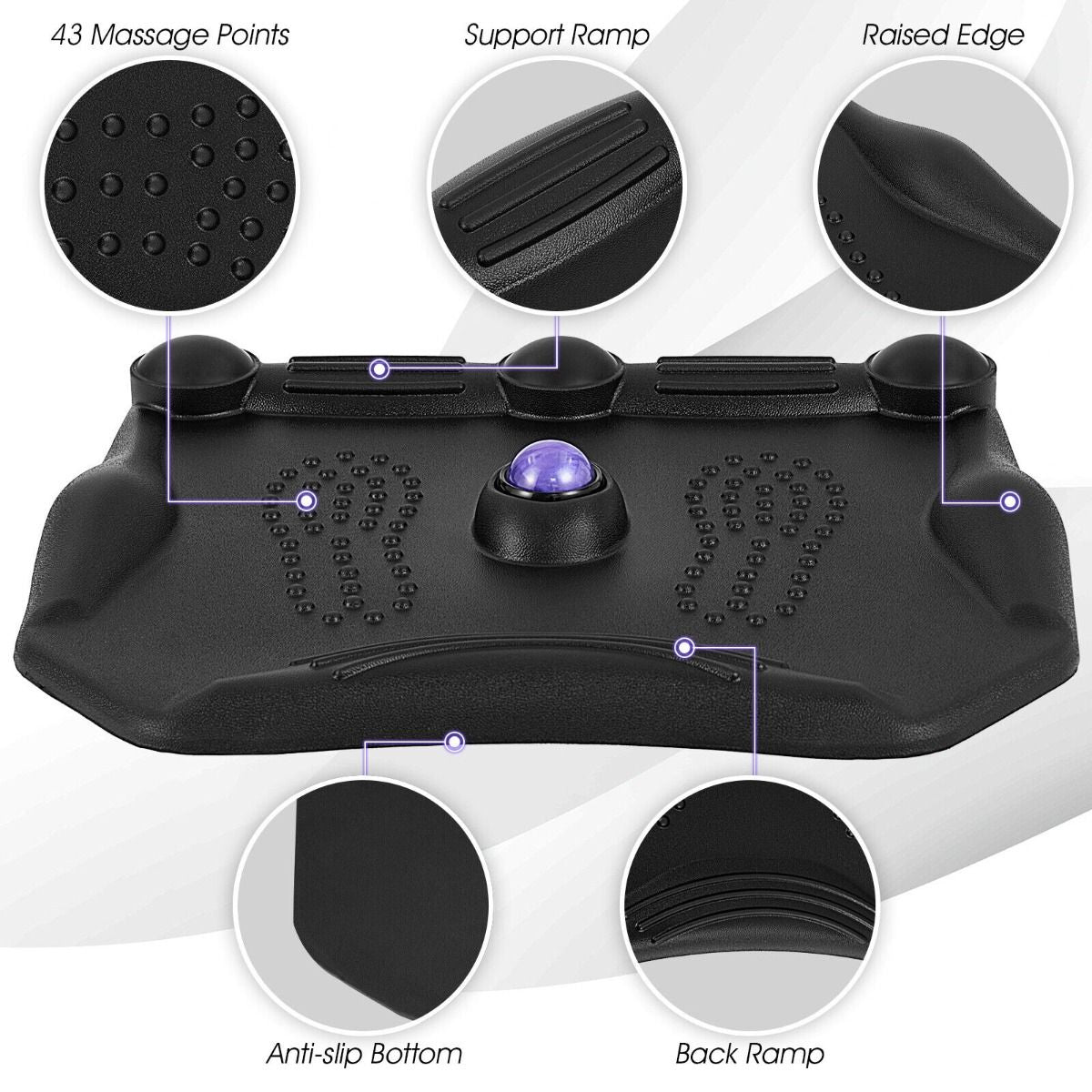 Ergonomic anti Fatigue Mat with Rolling Massage Ball and Points