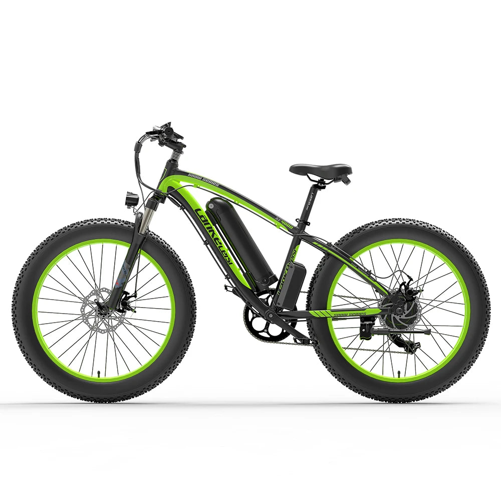 XF4000 16Ah 48V 1000W Electric Bicycle 26*4.0 Inches Fat Tires 110Km Mileage Range Max Load 200Kg