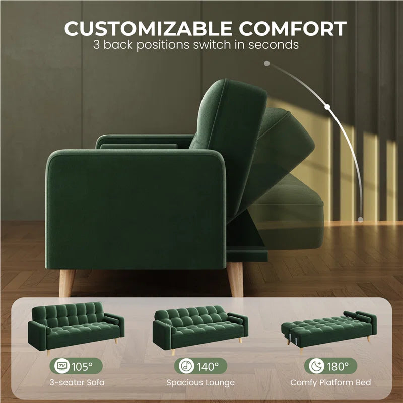 2 Seater Clic Clac Sofa Bed