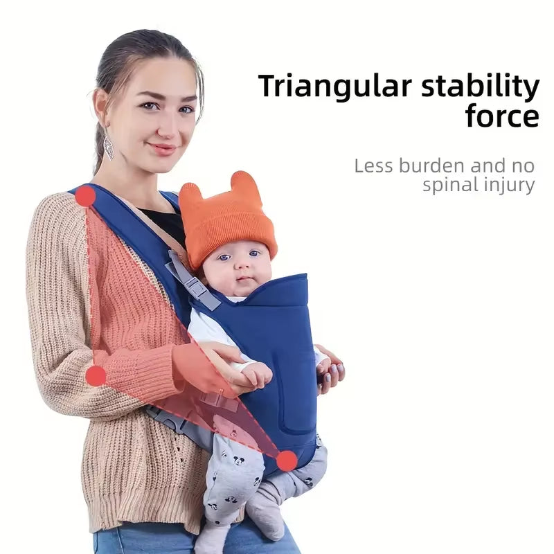 All Seasons Multifunctional Shoulder Baby Carrier Sling, Four Carrying Methods Front and Back