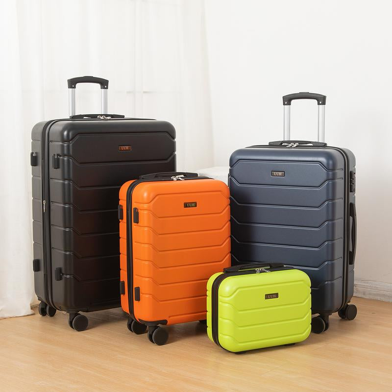 4 Pcs Luggage Set, Spinner Wheels,Tsa-Approved Lock,High Quality,Different Sizes and Types