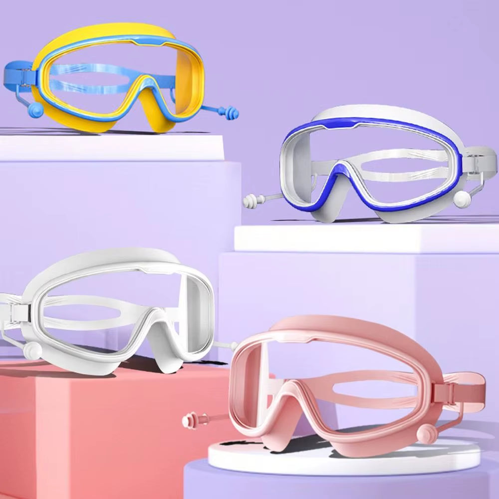 Goggles for Kids Toddler 3-15, anti Fog No Leak Clear Swim Goggles for Boys Girls Pool Beach Swimming Goggles