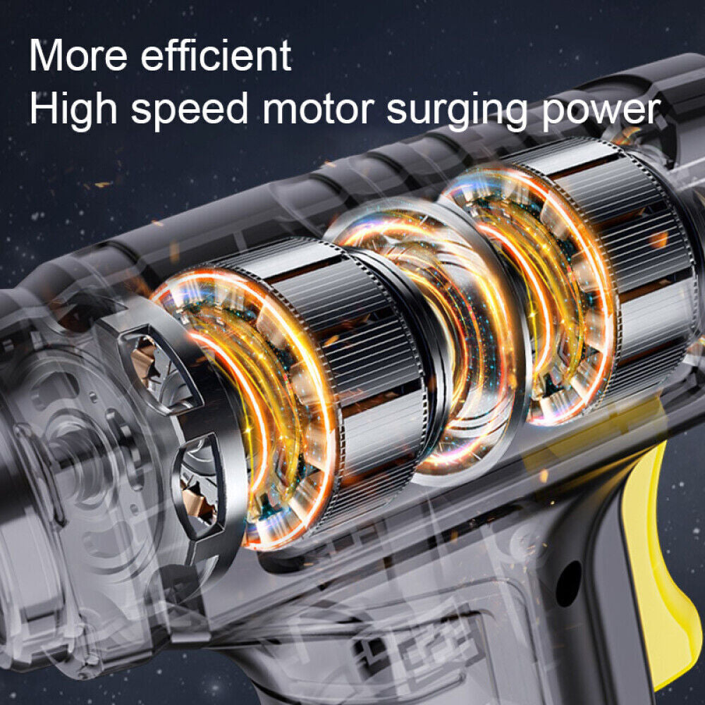 Cordless Digital USB Rechargeable Car Tyre Inflator Air Compressor Pump UK