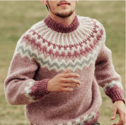 Latest Thick Needle Cloth 3D Digital Printing Men's And Women's Round Neck Sweater