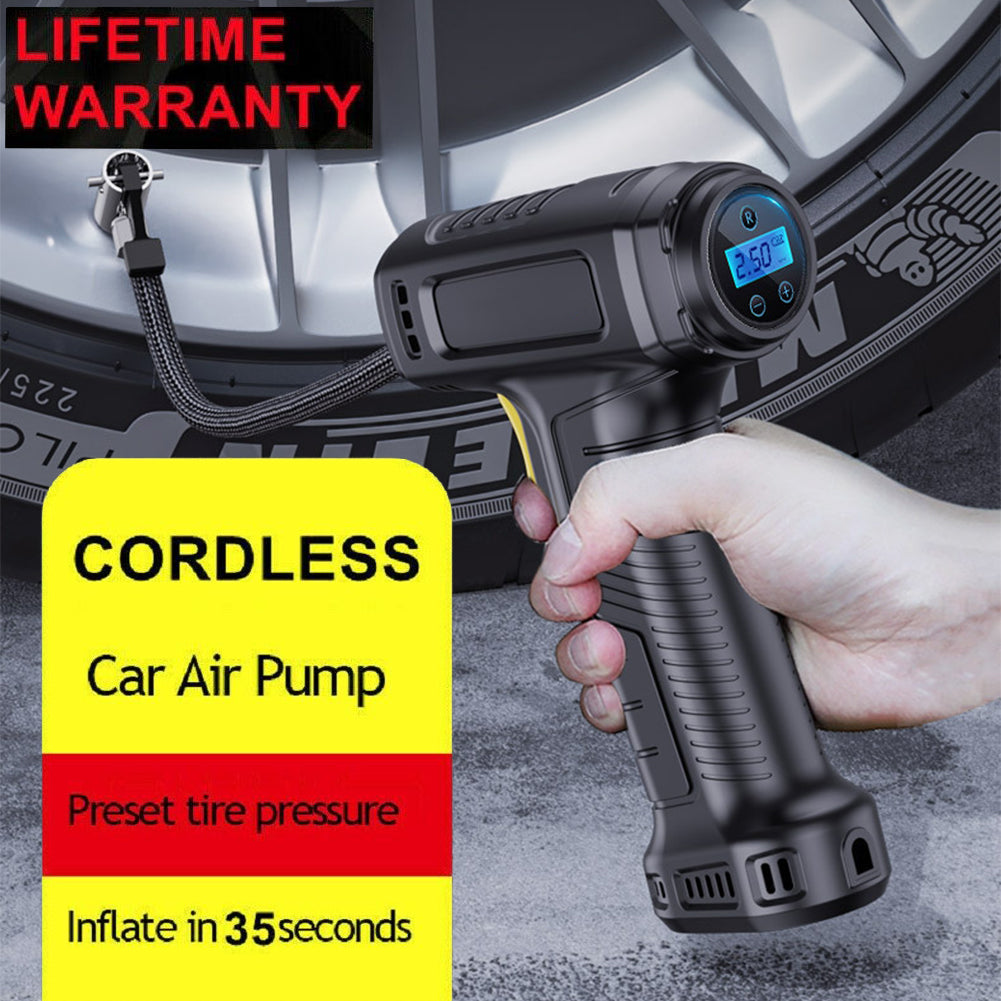 Cordless Digital USB Rechargeable Car Tyre Inflator Air Compressor Pump UK