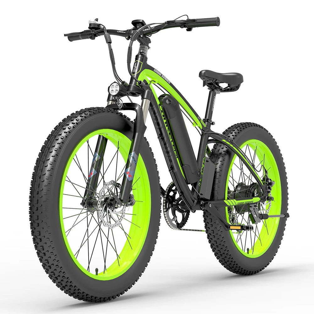 XF4000 16Ah 48V 1000W Electric Bicycle 26*4.0 Inches Fat Tires 110Km Mileage Range Max Load 200Kg