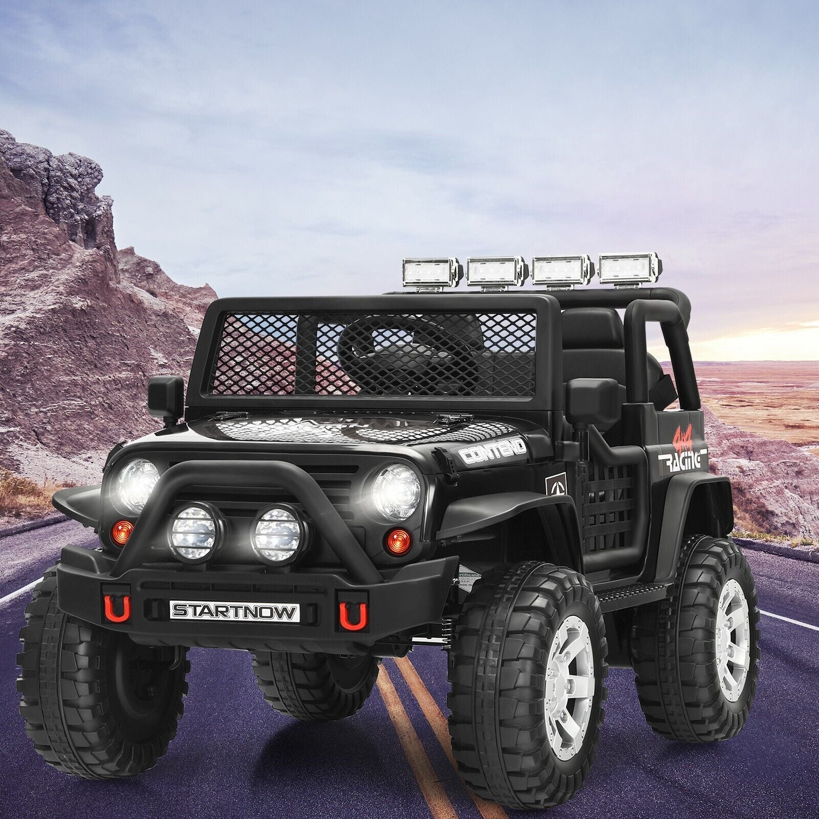 2-Seat Kids Ride on Truck with Parent Remote Control