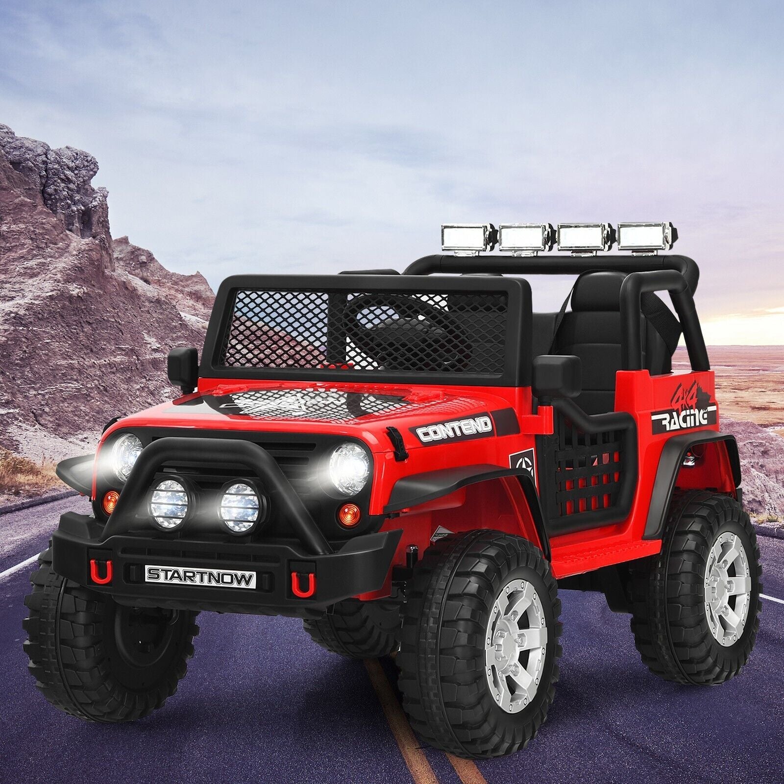 2-Seat Kids Ride on Truck with Parent Remote Control