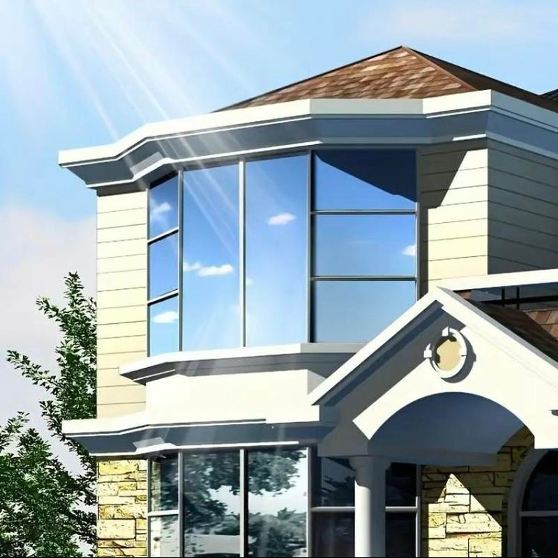 Window Privacy Film One Way, Reflective Mirror for Daytime Home Office Use, UV Sun Blocking, Heat Control17.5 X 78.74 Inches