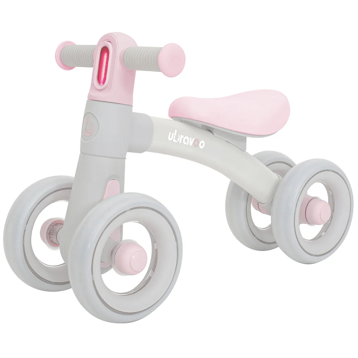 Sliding Balance Bike - 3-Mode Headlight & 4 Transparent Silence Wheels, Ideal Ride-On Toy for Birthday and Early Learning