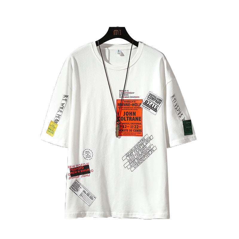 Casual round neck T-shirt