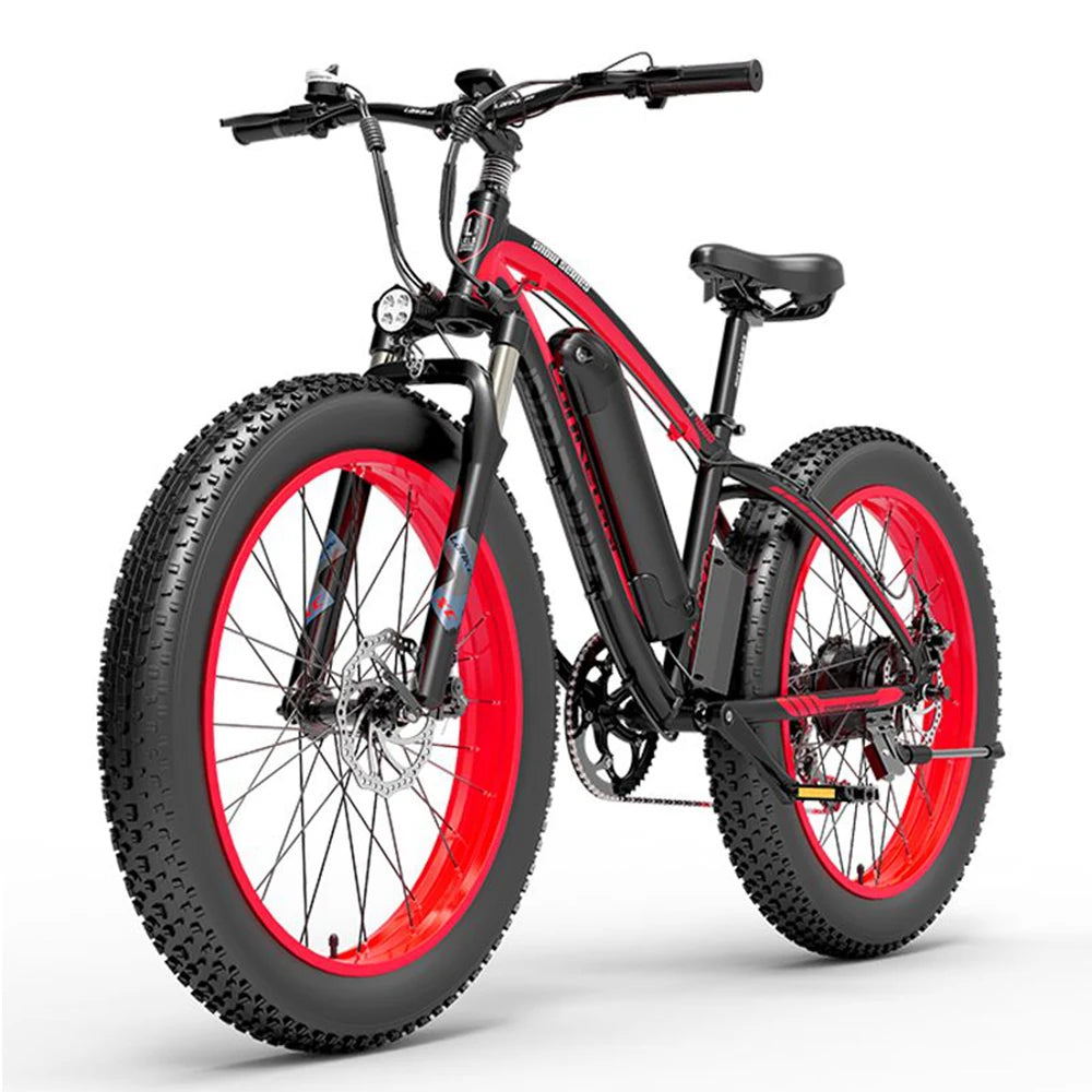 XF4000 16Ah 48V 1000W Electric Bicycle 26*4.0 Inches Fat Tires 110Km Mileage Range Max Load 200Kg