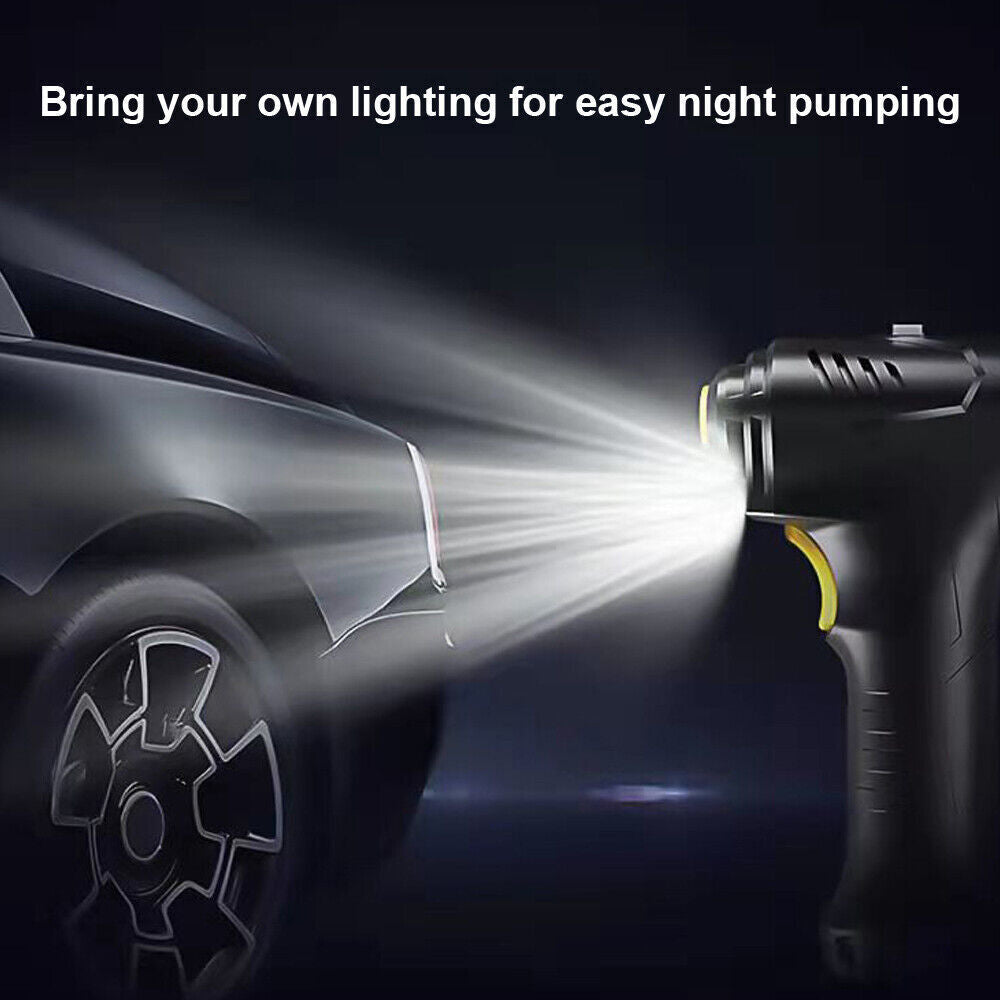 Cordless Digital USB Rechargeable Car Tyre Inflator Air Compressor Pump UK