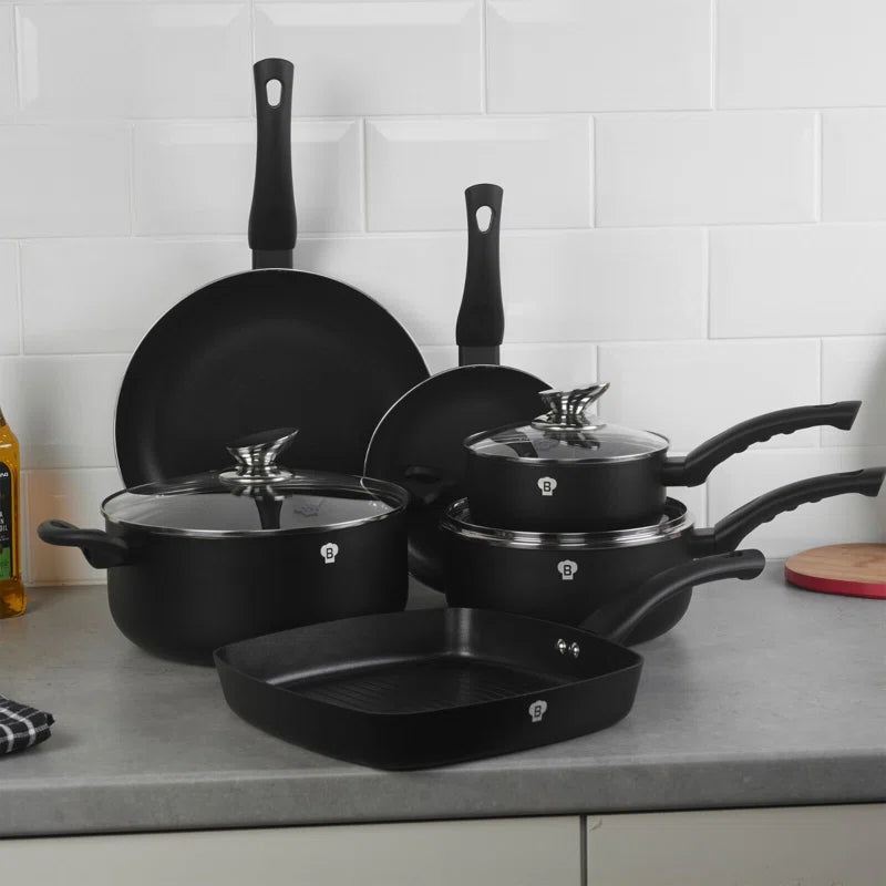9 - Piece Non-Stick Aluminum Cookware Set