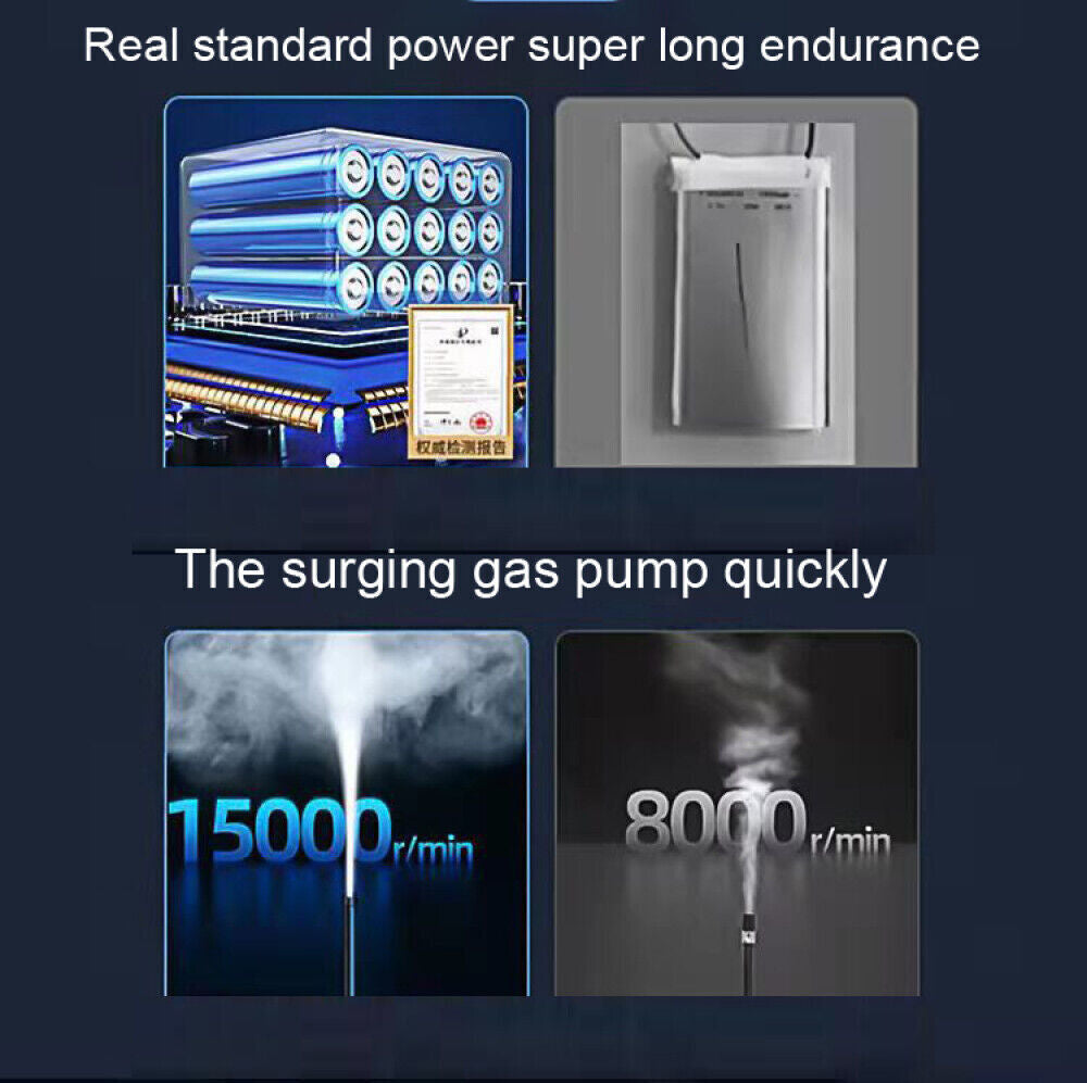 Cordless Digital USB Rechargeable Car Tyre Inflator Air Compressor Pump UK