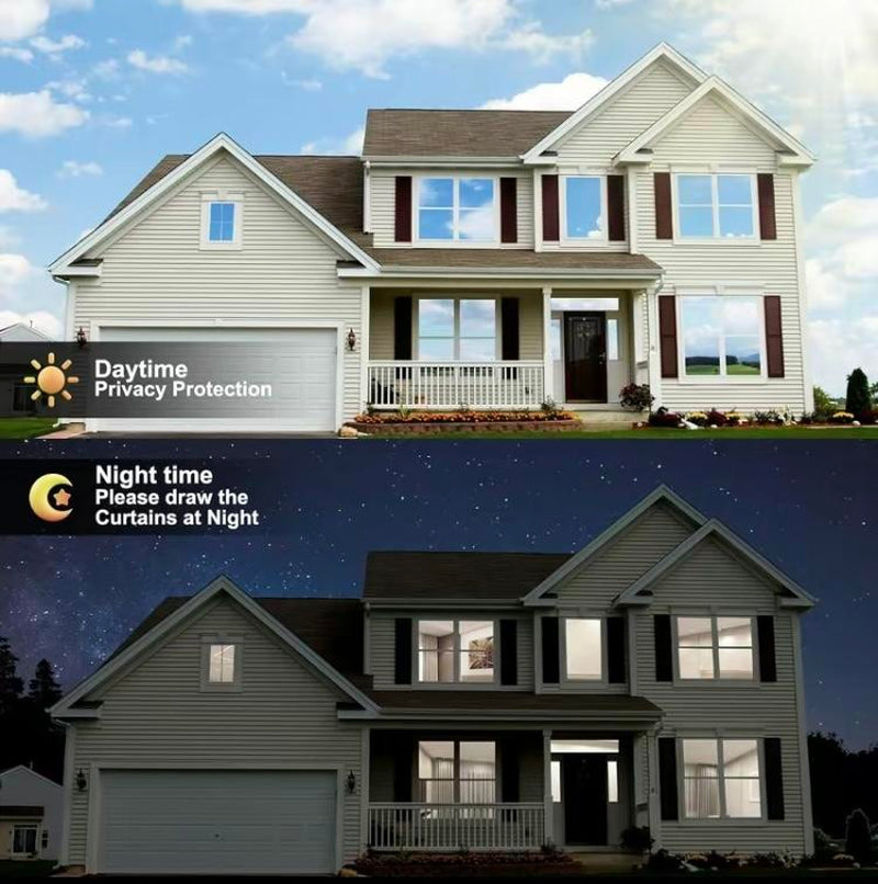 Window Privacy Film One Way, Reflective Mirror for Daytime Home Office Use, UV Sun Blocking, Heat Control17.5 X 78.74 Inches