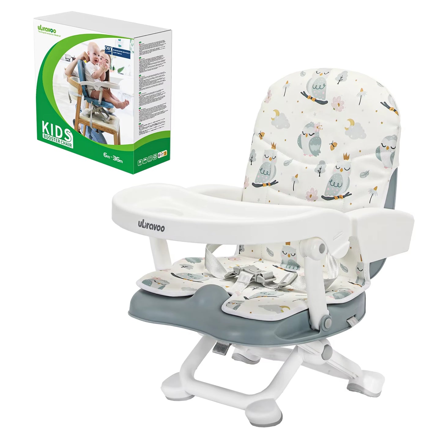 Portable High Chair for 6 Months Plus babies toddlers, Lightweight Easy Clean Folding type