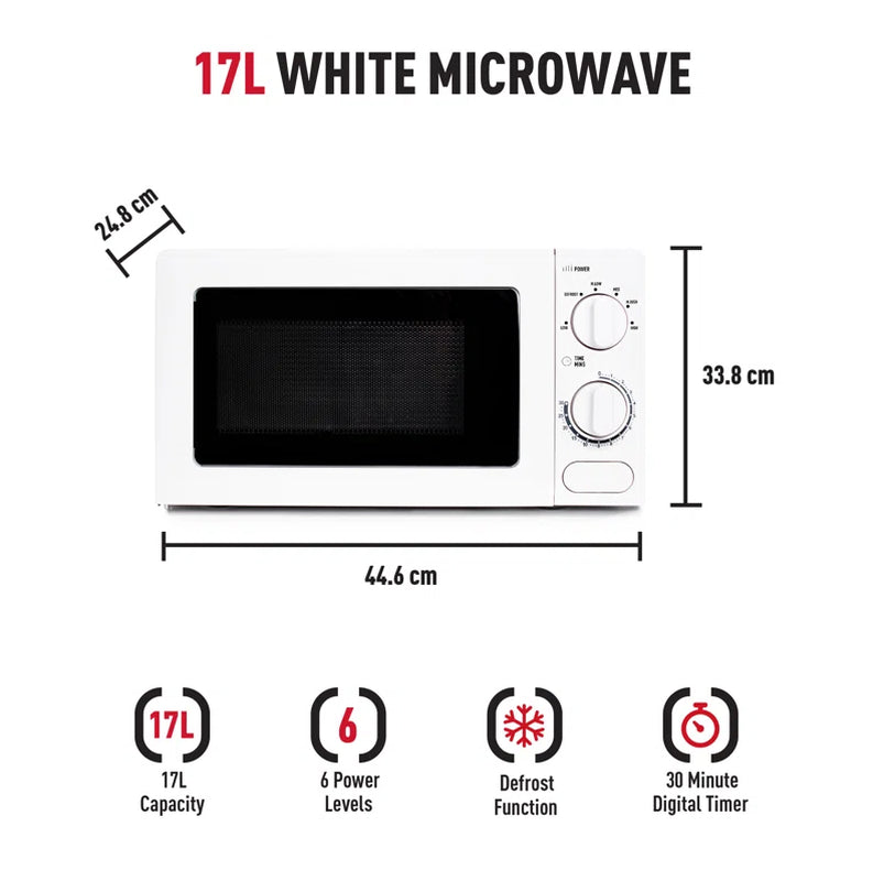 Chester 17L 700W Countertop Microwave