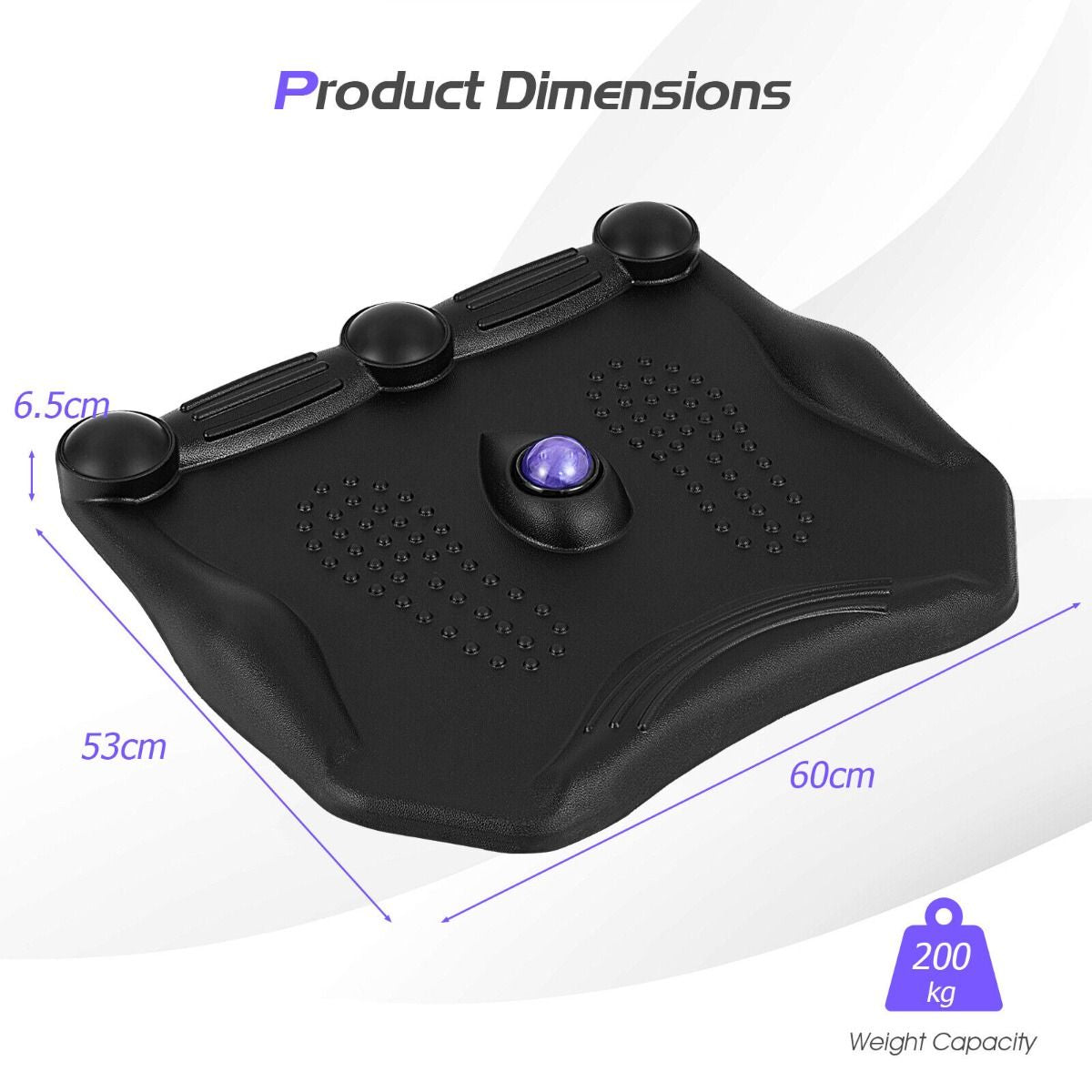 Ergonomic anti Fatigue Mat with Rolling Massage Ball and Points