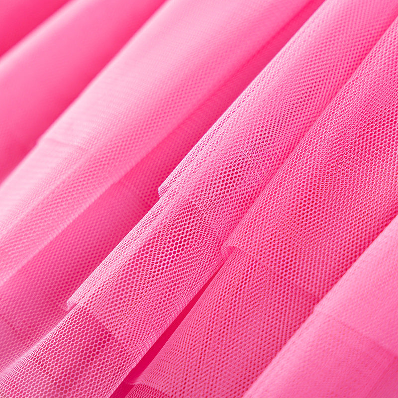 Summer Pure Cotton Cartoon Unicorn Pattern Sleeveless Dress for Stylish Girls-4